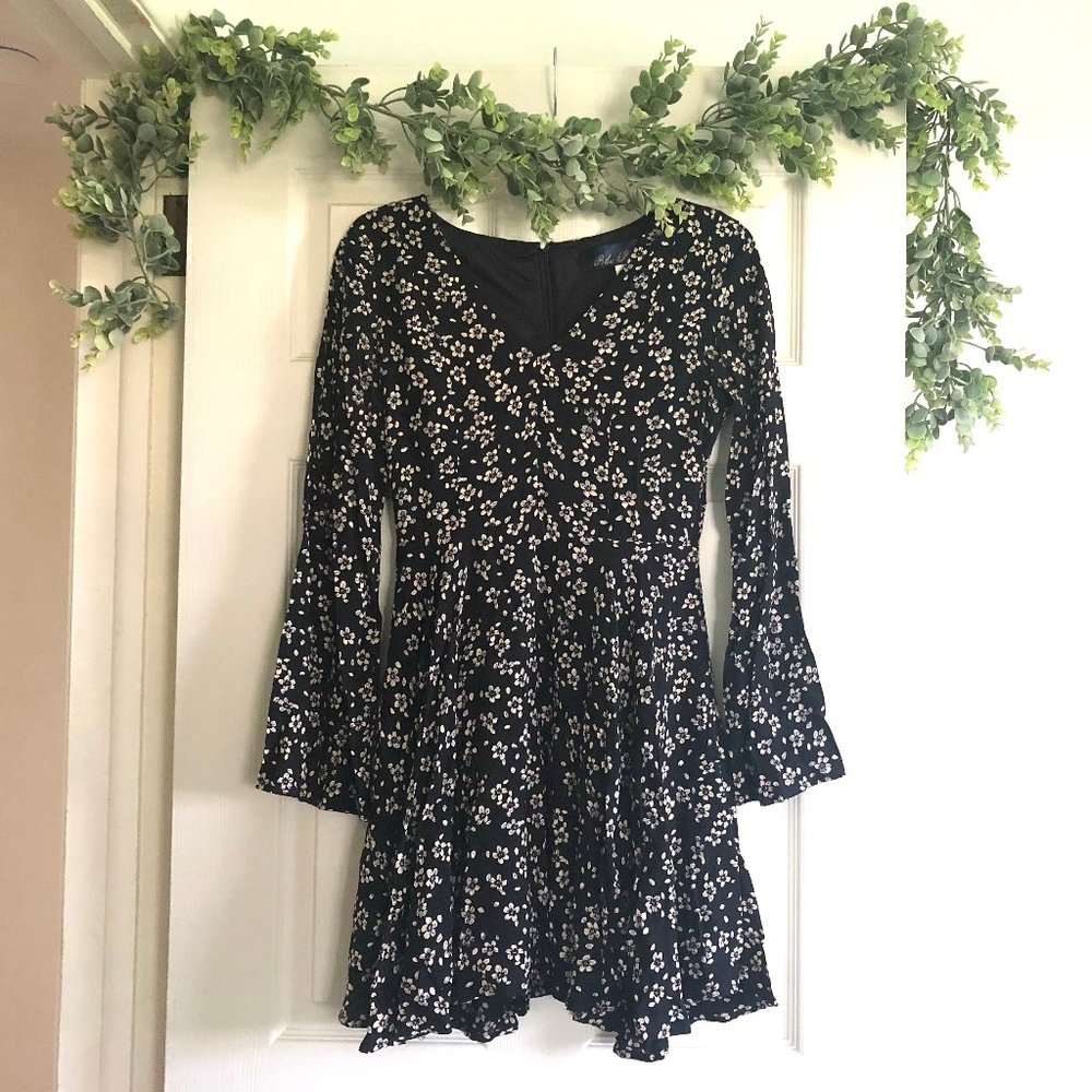 Flowy Floral Midi Dress